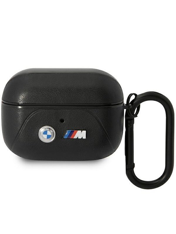 BMW BMAP22PVTK AirPods Pro cover blackblack Leather Curved Line