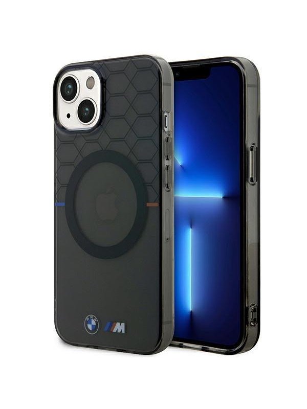 BMW BMHMP14SHGPK iPhone 14 61 greygrey Pattern MagSafe
