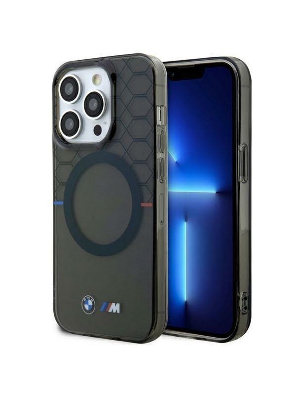 BMW BMHMP14XHGPK iPhone 14 Pro Max 67 greygrey hardcase Pattern MagSafe