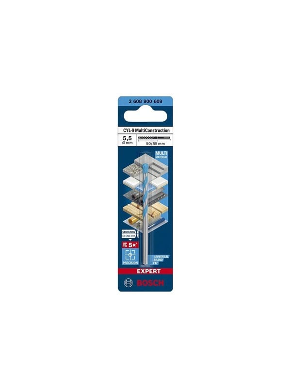 Bosch Expert CYL-9 MultiConstruction Drill Bit 55mm