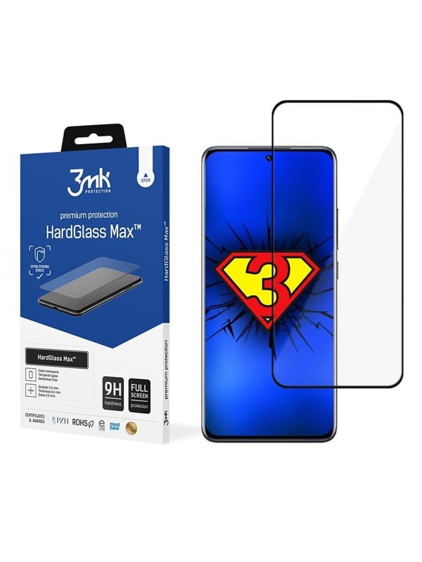 Verstärktes gehärtetes Glas 3MK Xiaomi 12/12X - HardGlass Max