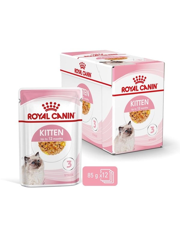 Royal Canin FHN Kitten Instinctive in Gelee - Nassfutter fr Ktzchen - 12x85g