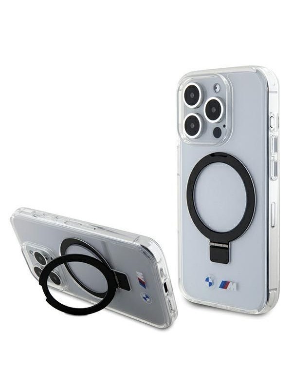 BMW Ring Stand M Collection MagSafe Case for iPhone 15 Pro - Clear