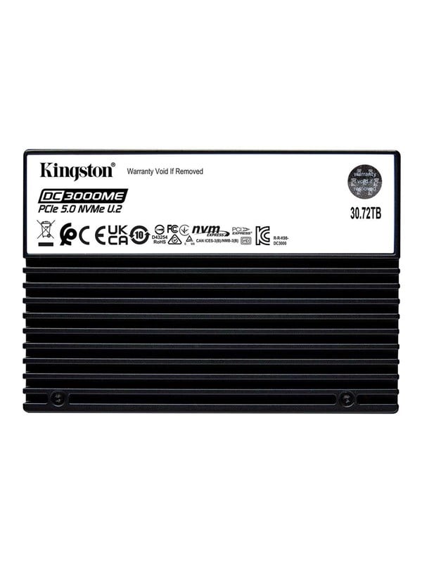 Festplatte Kingston DC3000ME 30,7TB U.2 PCIe 5.0 NVMe AES 256-bit Opal