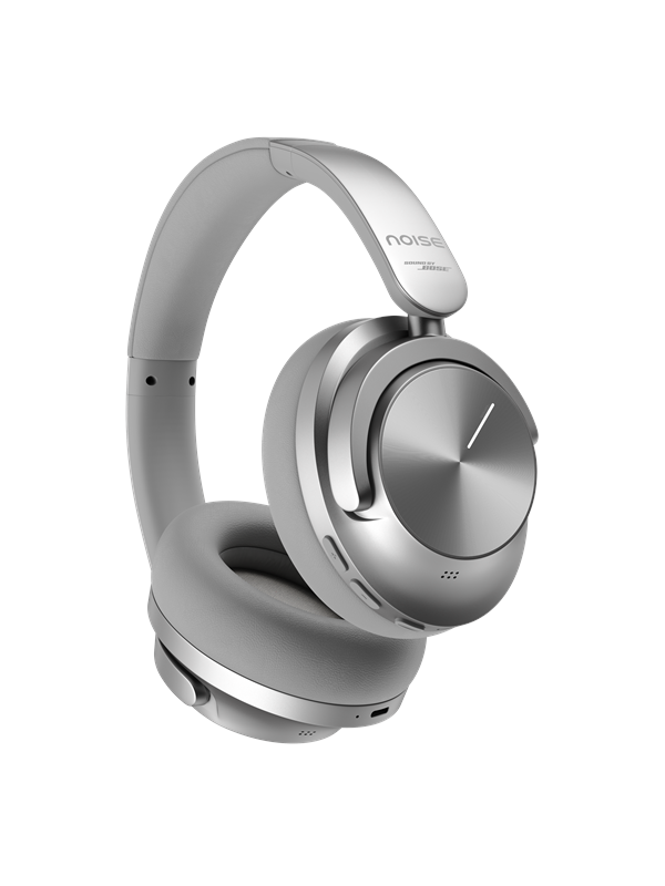 Kopfhörer Noise Sound by BOSE Max Wireless Bluetooth mit aktiver Geräuschunterdrückung Silber