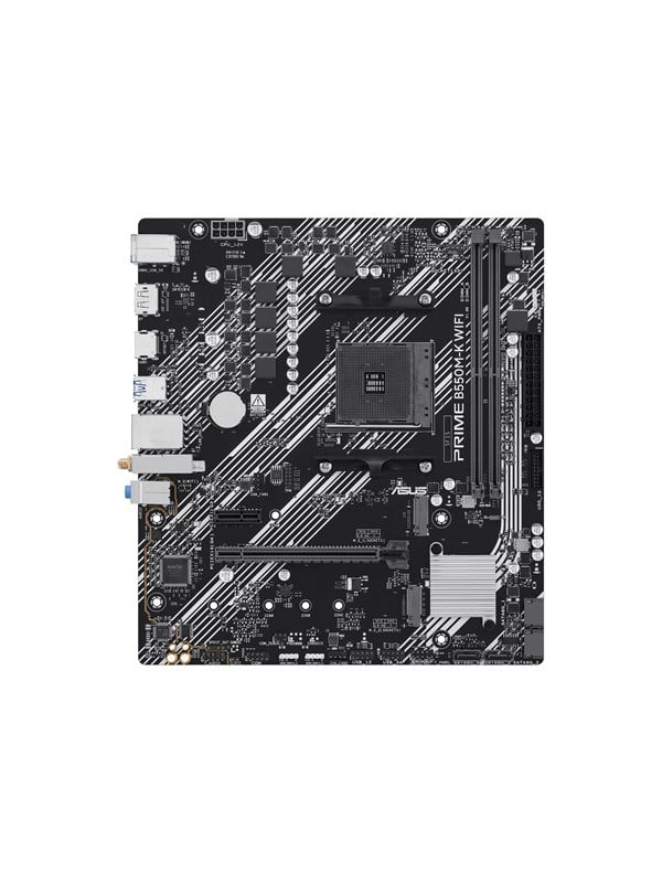 ASUS PRIME B550M-K WIFI Mainboard - AMD B550 - AMD AM4 - DDR4 RAM - Micro-ATX