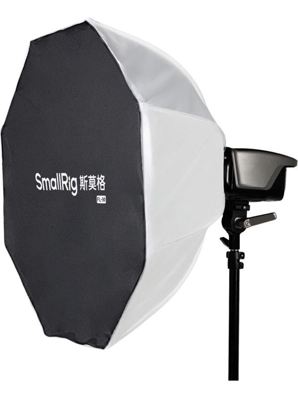 SmallRig 6408 FL-90 Schnell aufbaubare, zusammenklappbare Laternen-Softbox (Softbox, 90 cm), Softbox + Reflektor - Image 3