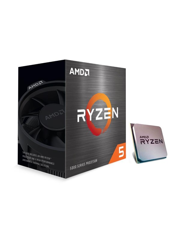 Image of AMD Ryzen 5 5500F Wraith Stealth CPU - 6 Kerne - 3.6 GHz - AMD AM4 - AMD Boxed (mit Kühler)