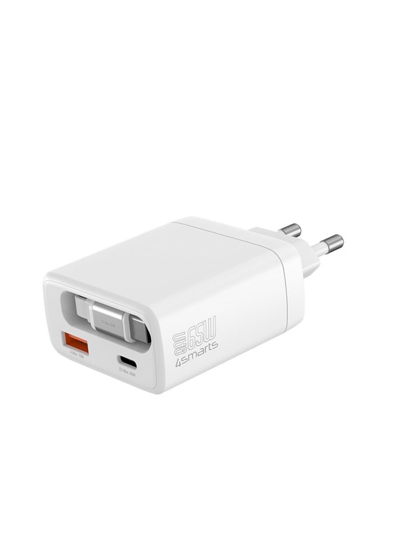 4smarts Jojo PDPlug Slim 65W GaN Charger - White