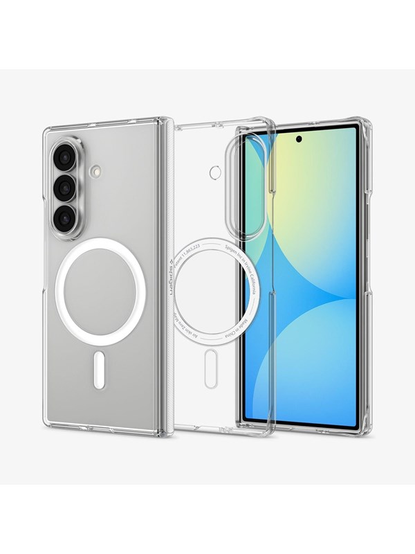 Spigen Air Skin Zero Mag Fit Hülle für das Samsung Galaxy Z Fold 8 Ultra - Clear / White