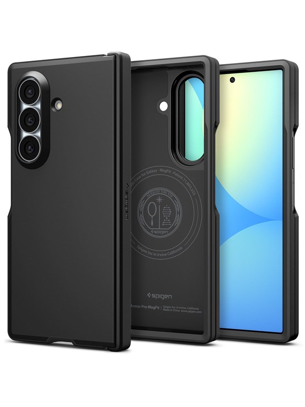 Spigen Tough Armor Pro Backcover MagFit für das Samsung Galaxy Z Fold 8 Ultra - Black