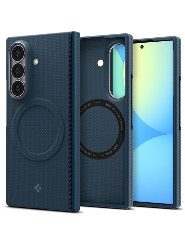 MagSafe-Hülle für Samsung Galaxy Z Fold8 Ultra F976, Spigen, Air Skin, Marineblau ACS11852