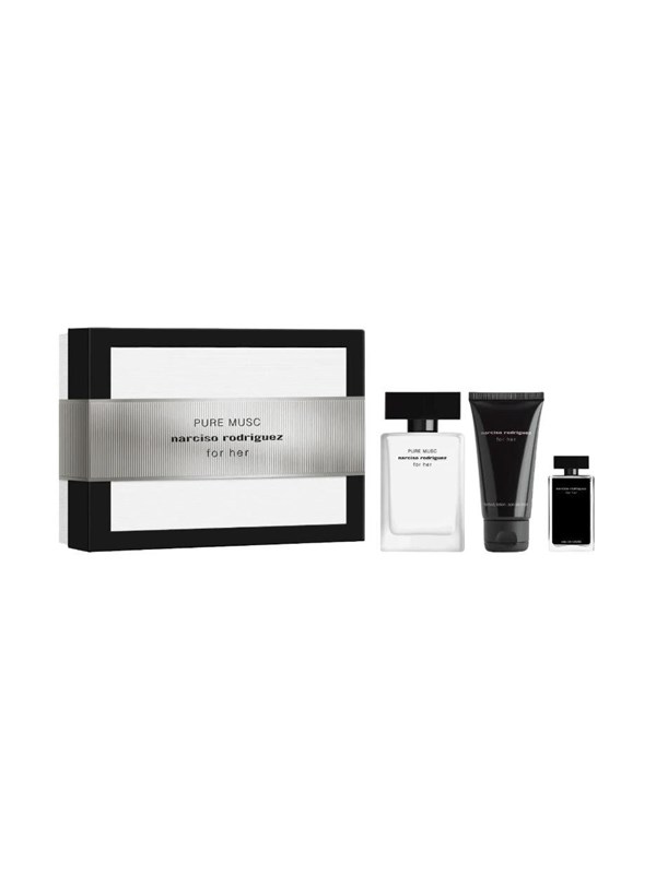 NARCISO RODRIGUEZ Geschenkset - for her PURE MUSC Eau de Parfum 2x50ml / 7,5 ml