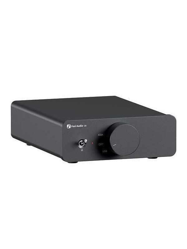 DAC Fosi Audio Q6 Mini USB-C, Optisch/Koaxial, RCA + Sub, 32 Bit/768 kHz