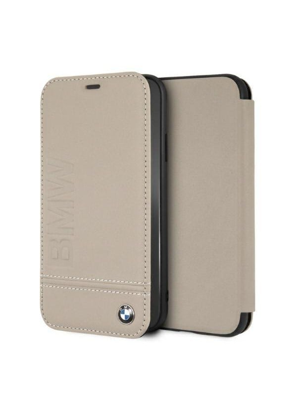 BMW Logo Imprint iPhone Xr Case - Beige