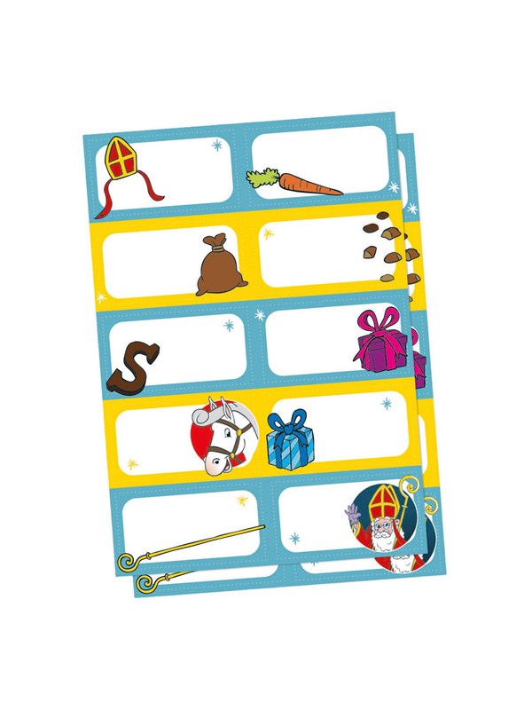Globos Name Stickers A5 Sinterklaas - 2 pcs