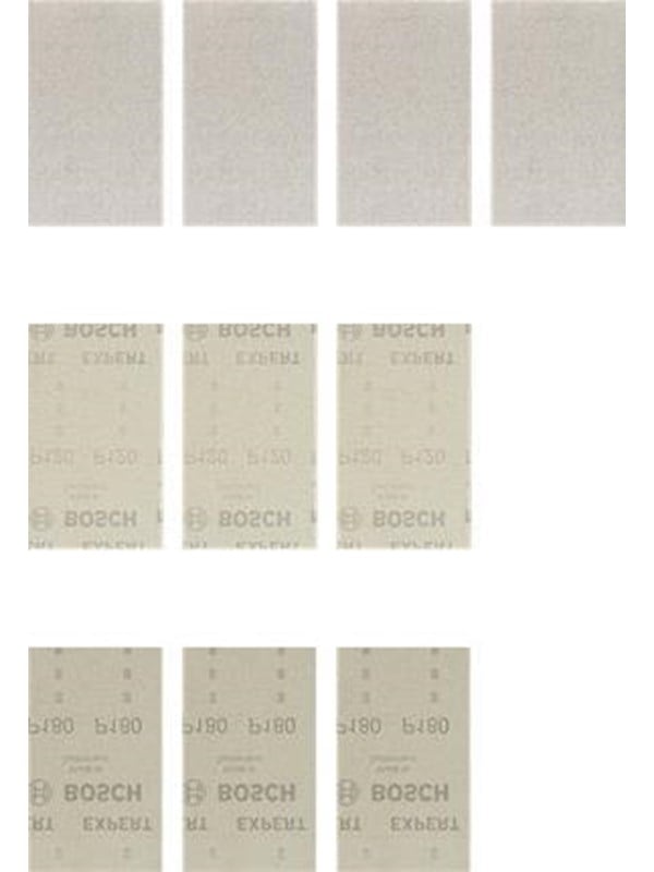 Bosch M480 Sanding Sheets P80 P120 P180 10pcs