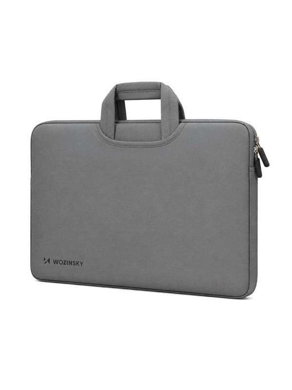 Wozinsky WNT-15G 156 Laptop Bag with Retractable Neoprene Handle - Gray