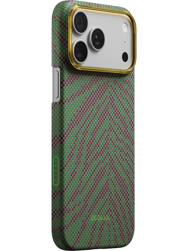 PITAKA Edge Case Breath of Veins - Sprout Surge - iPhone 17 Pro