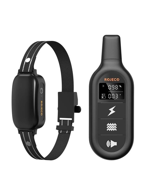 Rojeco PD521 1000M Electric Barking Collar - Black