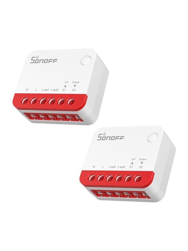 SONOFF MINI-ZBRBS Módulo Mini Interruptor Inteligente Zigbee para Persianas y Cortinas Enrollables con Control de Porcentaje y Soporte para Calibración de Recorrido