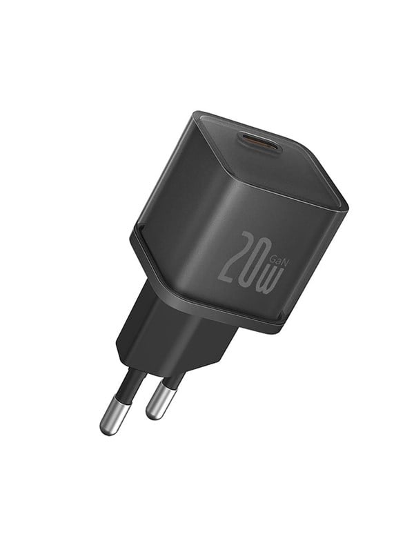 Baseus GaN5S Netzwerk-Ladegerät GaN5S, 20W, 3A, 1 x USB-C, Schwarz P10162503113113-00