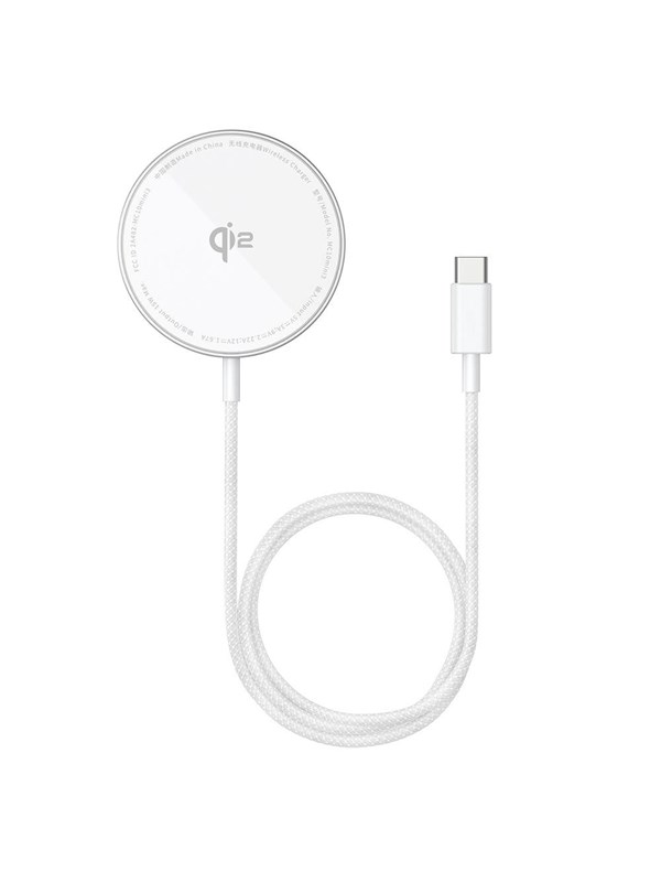 Baseus Simple Mini4 Air Wireless Netzladegerät, 15W, 1.67A, Silber P10278200S11-00
