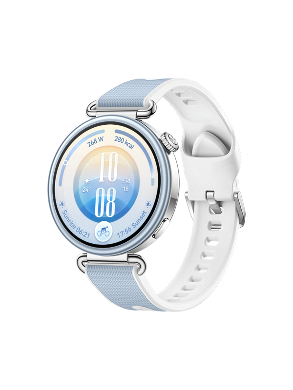 Huawei Blau Watch Gt 7 Bluetooth Gps Nfc 41Mm Fluoroelastomer Armband - Image 3
