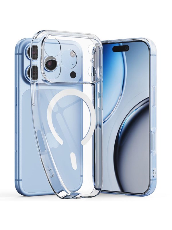MagSafe-Hülle für Apple iPhone 18 Pro / 17 Pro, Tech-Protect, Flexair, Transparent