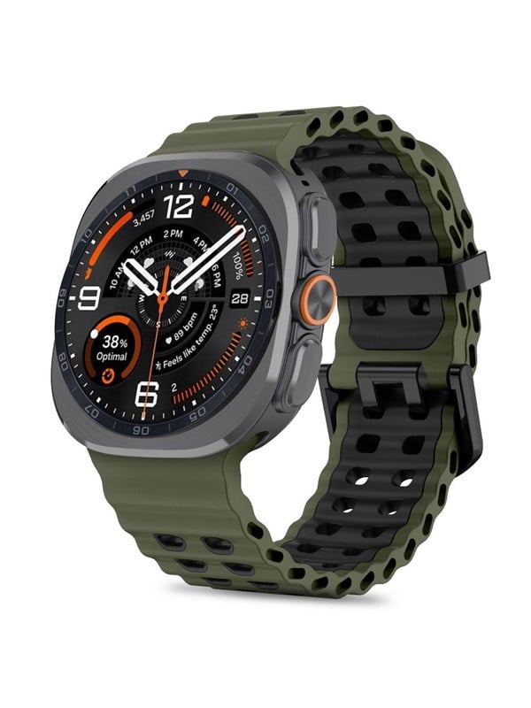 Tech-Protect Iconband Pro for Samsung Galaxy Watch UltraUltra2 47mm - GreenBlack