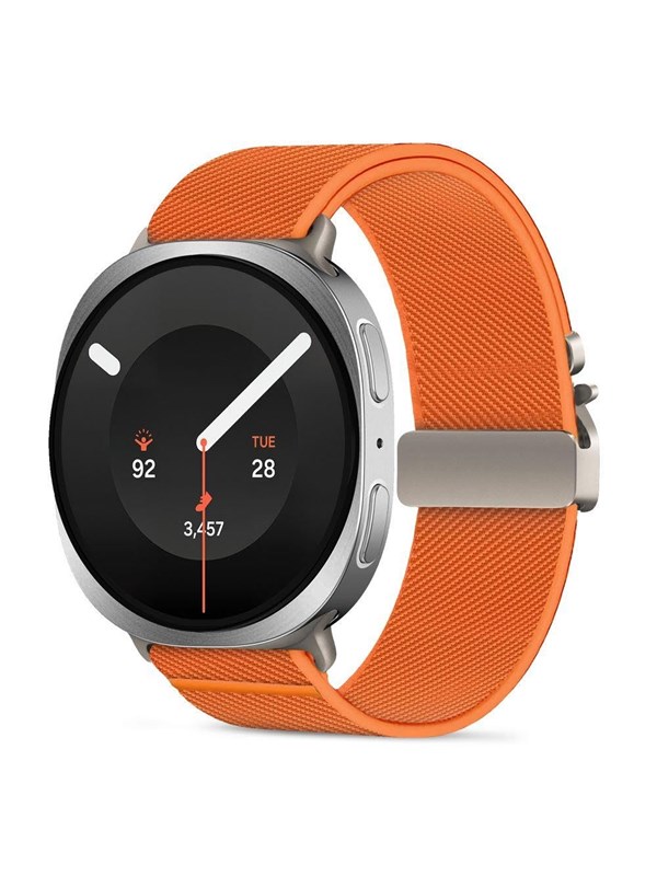 Tech-Protect Nylon Clasp Strap for Samsung Galaxy Watch 89 - 404446mm - Orange