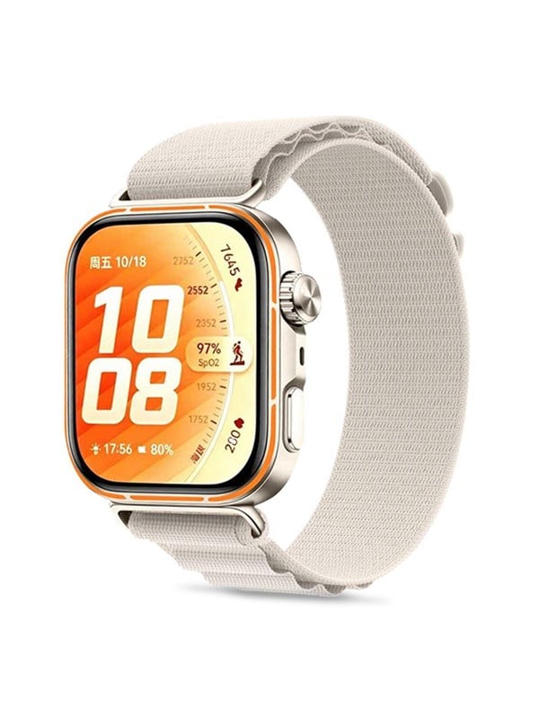 Tech-Protect Nylon Pro Strap for Huawei Watch Fit 3  4  4 Pro  5  5 Pro - Beige