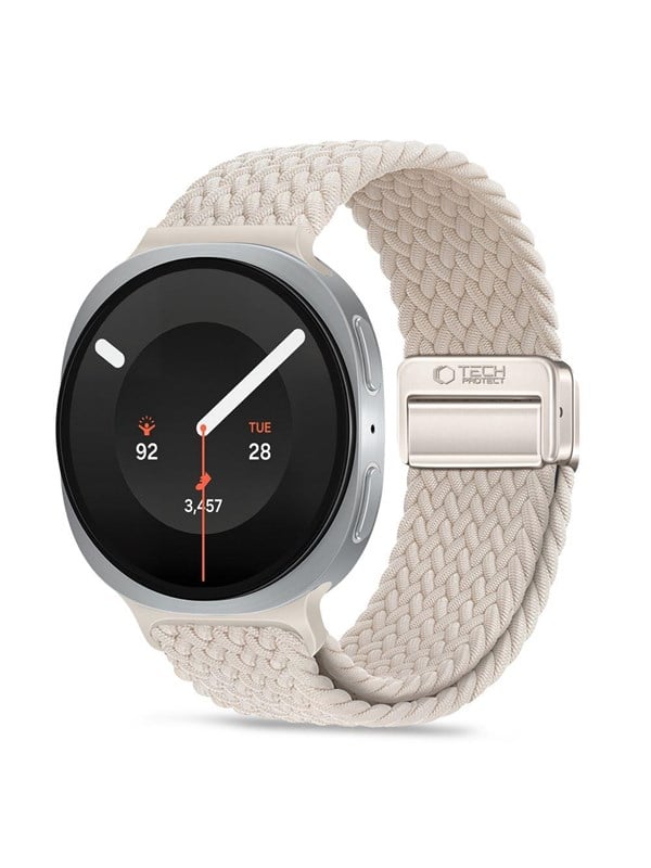 Tech-Protect NylonMag Strap for Samsung Galaxy Watch 89 - 404446mm - Beige