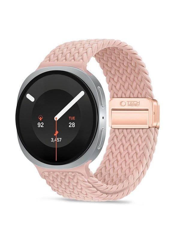 Tech-Protect NylonMag Strap for Samsung Galaxy Watch 89 - 404446mm - Pink