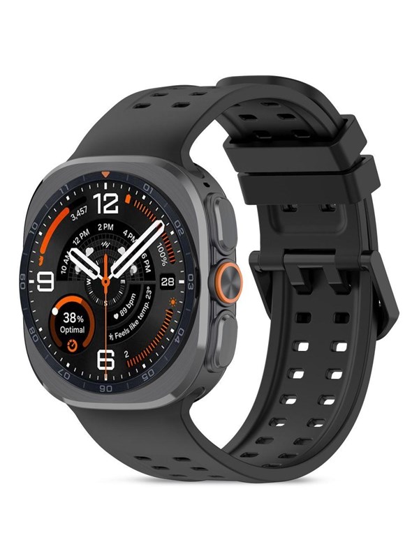 Tech-Protect Silicone Air Strap for Samsung Galaxy Watch UltraUltra2 47mm - Black