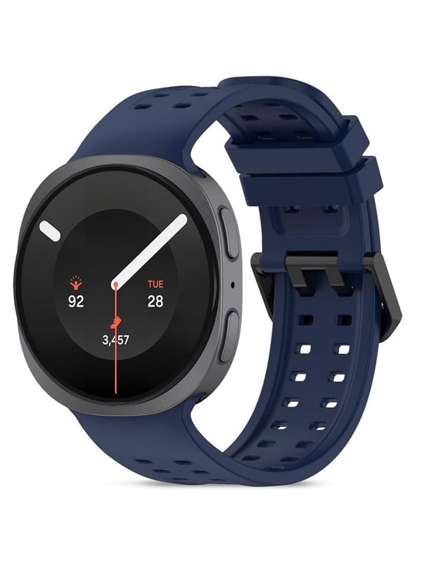 Tech-Protect Silicone Air Armband für Samsung Galaxy Watch9 / Watch8 / Watch8 Classic Series, Marineblau