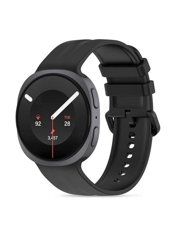 Tech-Protect Silicone Evo Strap for Samsung Galaxy Watch 89 - 404446mm - Black