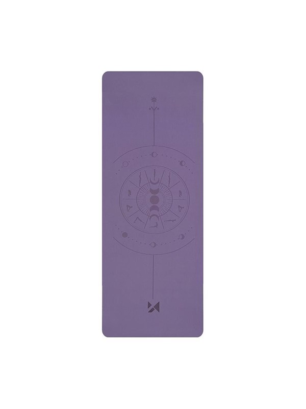 Wozinsky WNSP-NKP Exercise Mat 183 x 61 x 05 cm for yoga and gymnastics made of natural rubber - purple