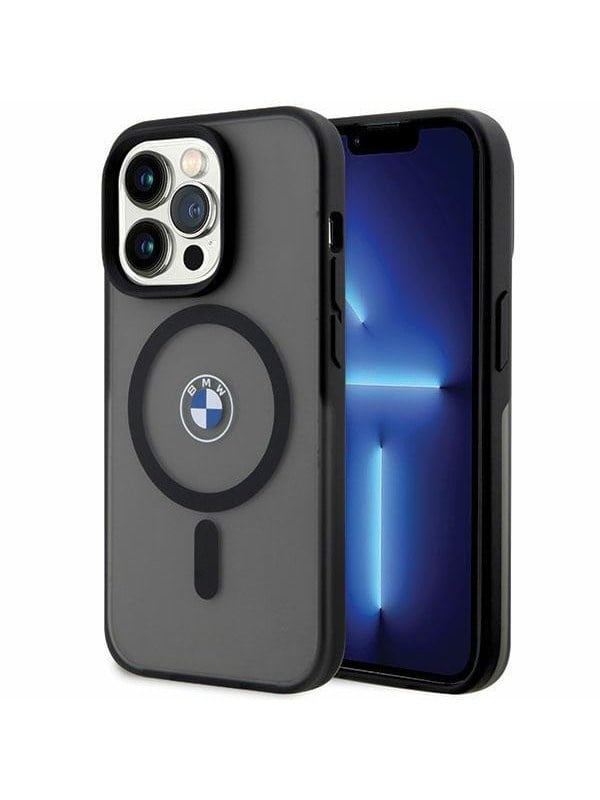 BMW Signature MagSafe Case for iPhone 14 Pro - Black