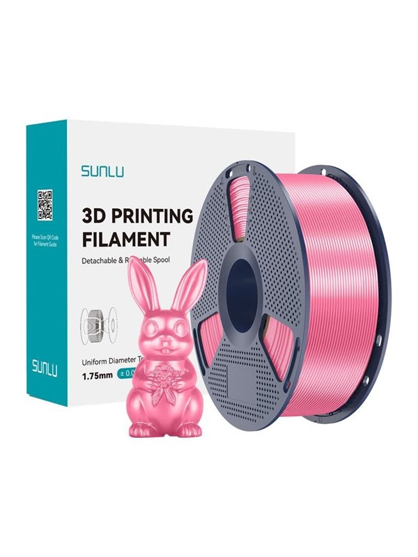 Filament PLA+ Silk Sunlu PLA+ Silk P Rosa 1,75 mm Seidiges Finish Einfache Drucke