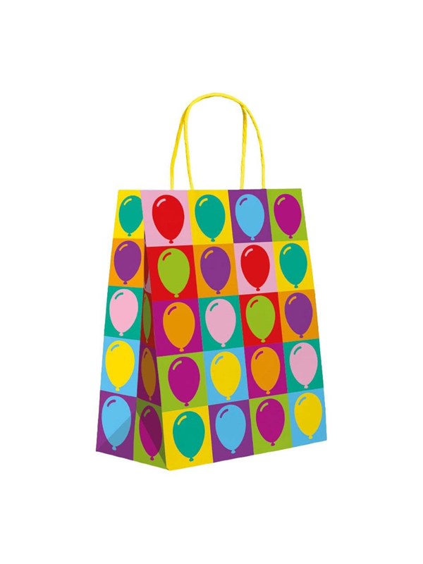 Globos Gift bags 17x8x21cm Pop Party - 6 pcs