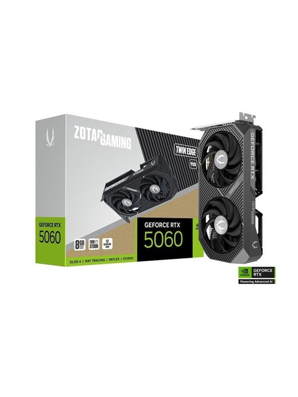 Grafikkarte Zotac GAMING GeForce RTX 5060 Twin Edge Plus 8GB GDDR7 Reflex 2 RTX AI DLSS4
