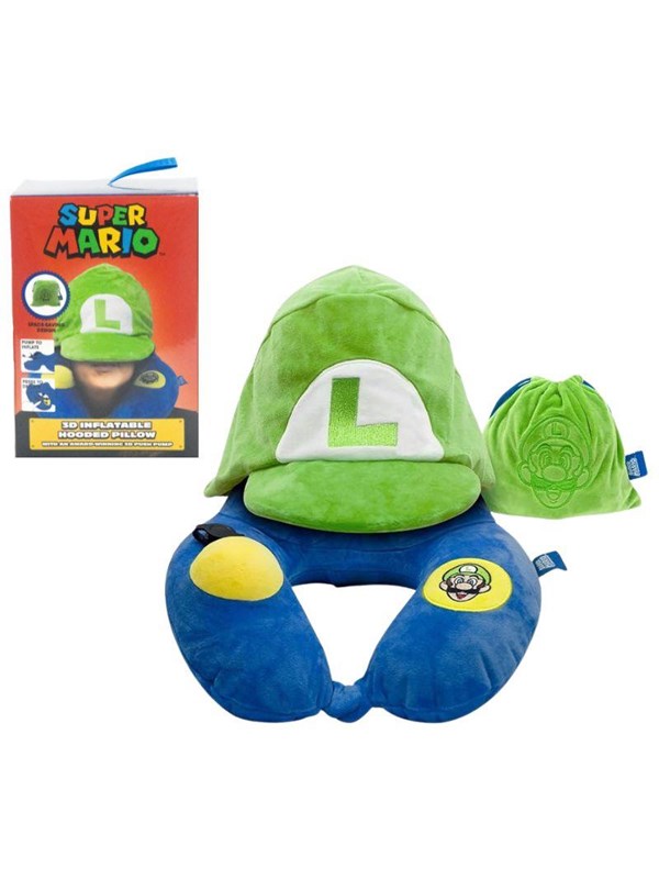 Pyramid - Super Mario Luigi Neck Pillow - Kissen