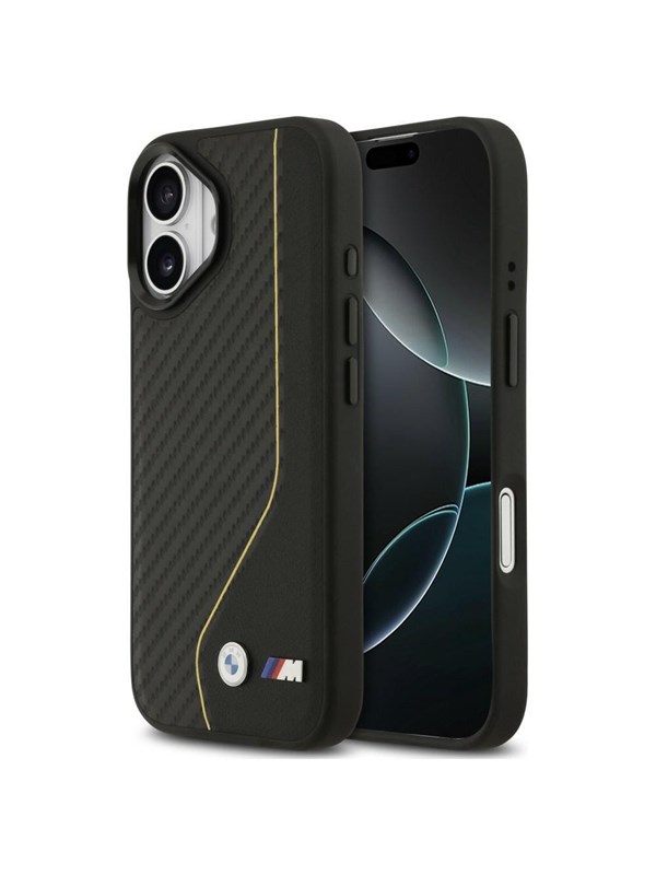 BMW M Carbon Line  Logo MagSafe Case for iPhone 17 - Yellow