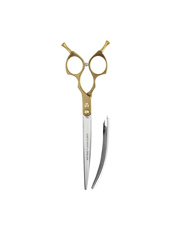 ARTERO Scissors FUSION CURVY GOLD 7