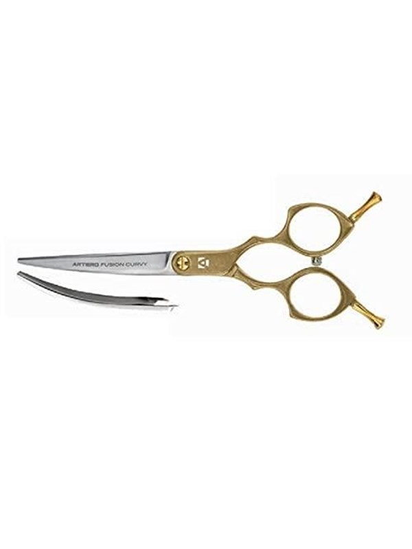 ARTERO Scissors FUSION CURVY GOLD 6