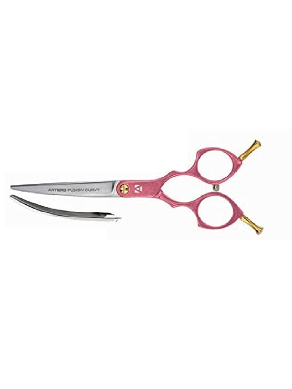 ARTERO Scissors FUSION CURVY PINK 6"