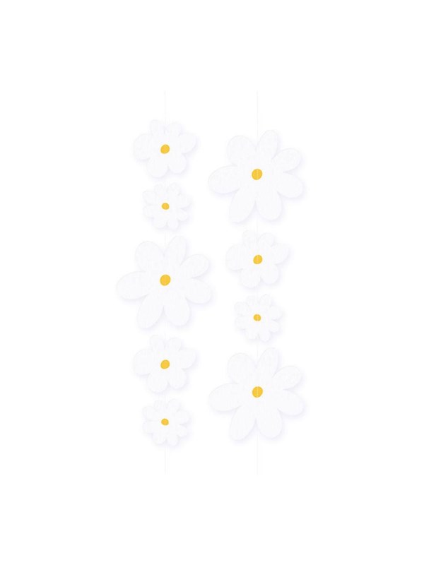Globos Paper Bunting Daisies - 2m