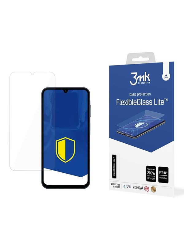 3MK FlexibleGlass Lite Schutzfolie für Samsung Galaxy A15 / A15 5G / A25 | Hybrid | Full Glue