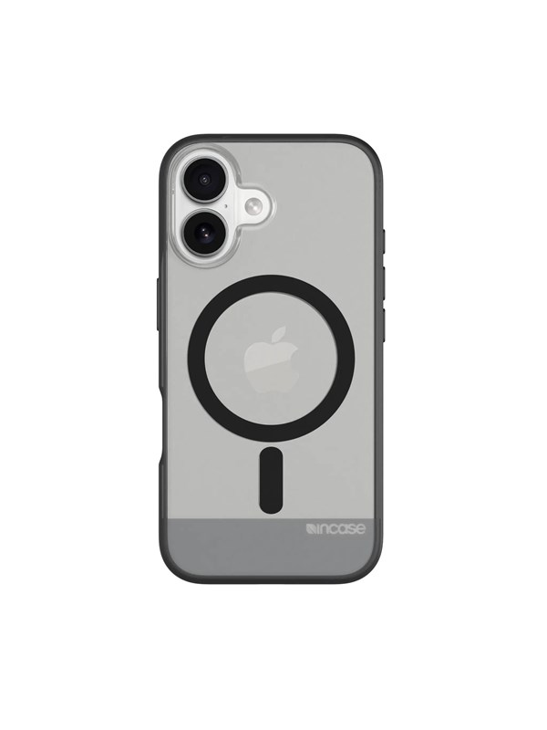 Funda para móvil Incase INPH190401-BLK Cover Polycarbonat schwarz transluzent für iPhone 16